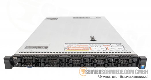 Dell PowerEdge R630 19" 1U Server 10x 2,5" SFF 4x NVMe 2x Intel XEON E5-2600 v3 v4 DDR4 ECC Raid 2x PSU