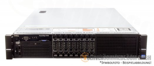 Dell PowerEdge R720 19" 2U 8x 2,5" SFF 2x Intel XEON E5-2600 v1 v2 PERC SAS SATA Raid 2x PSU -CTO-