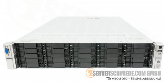 HP ProLiant DL380p G8 Gen8 19" 2U Server 25x 2,5" SFF 2x Intel XEON E5-2600 v1 v2 DDR3 ECC P420i Raid 2x PSU Server
