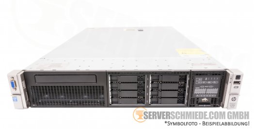 HP ProLiant DL380p G8 Gen8 19" 2U Server 8x 2,5" SFF 2x Intel XEON E5-2600 v1 v2 DDR3 ECC P420i Raid 2x PSU -CTO-