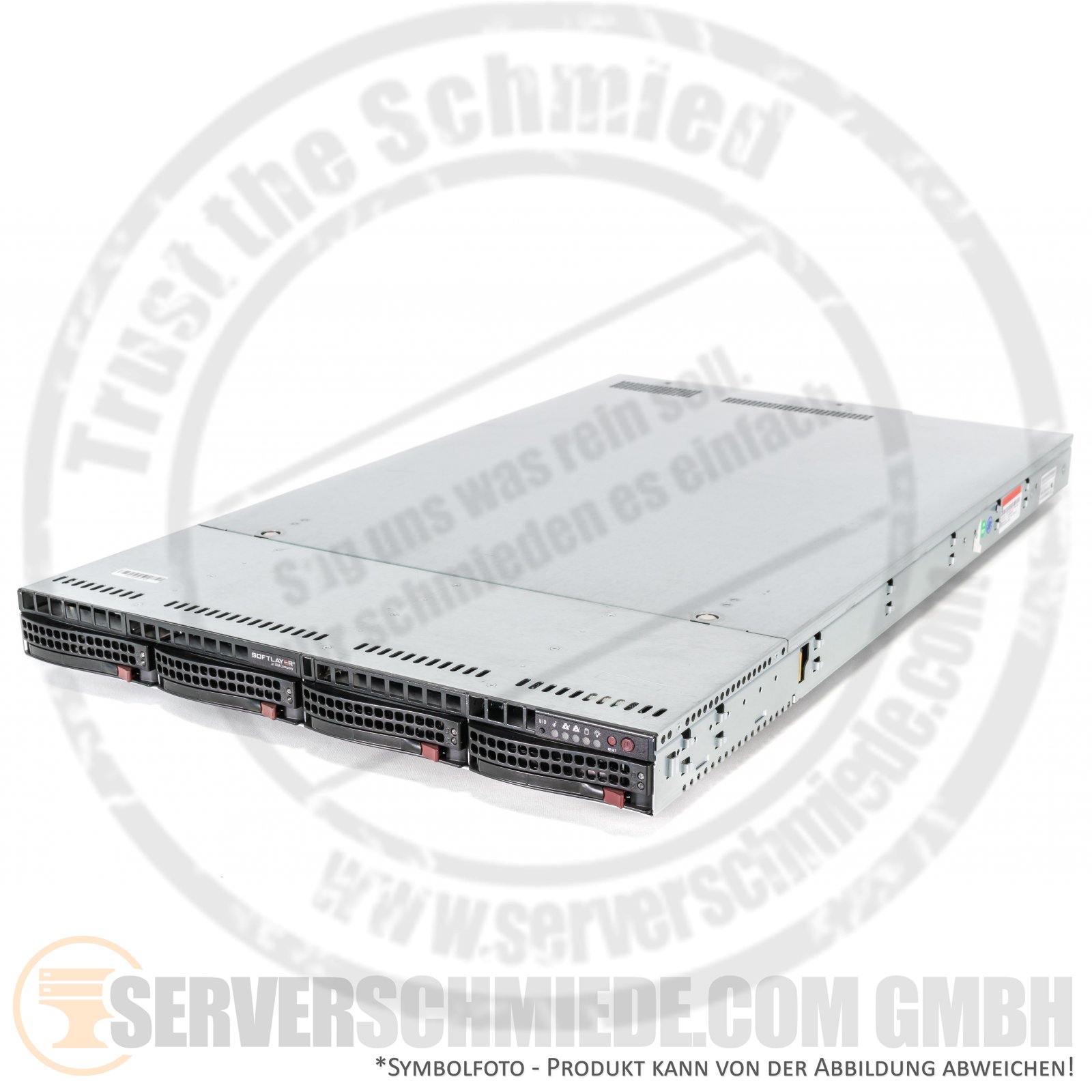 FreeNAS ZFS Storage Server Supermicro CSE819U X10DRUi+ 19" 1U 4x 3
