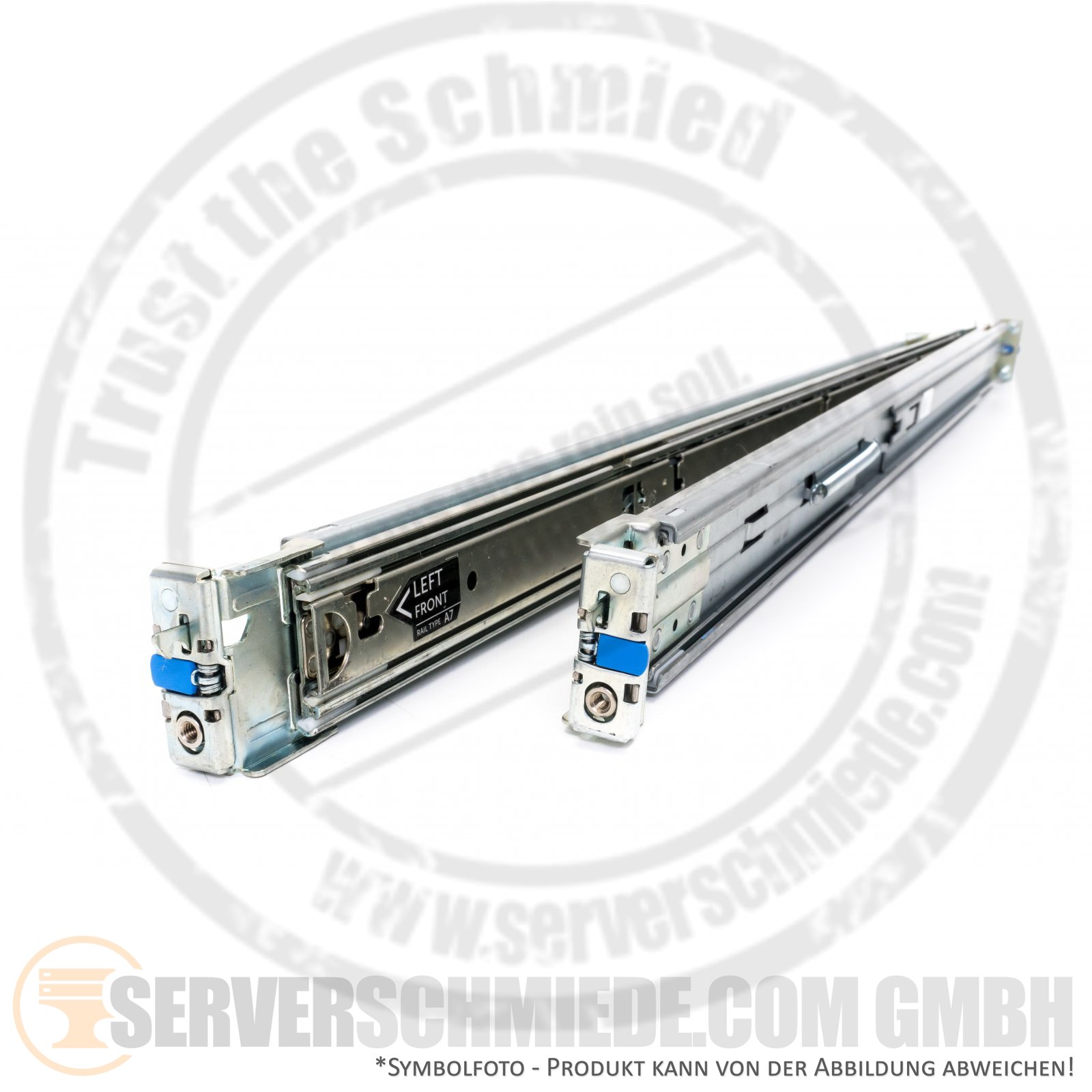 Dell 19" rack rails guide rack A7 R320 R330 R420 R430 R620 R630 R640 0Y4DJC - Foto 1 di 5