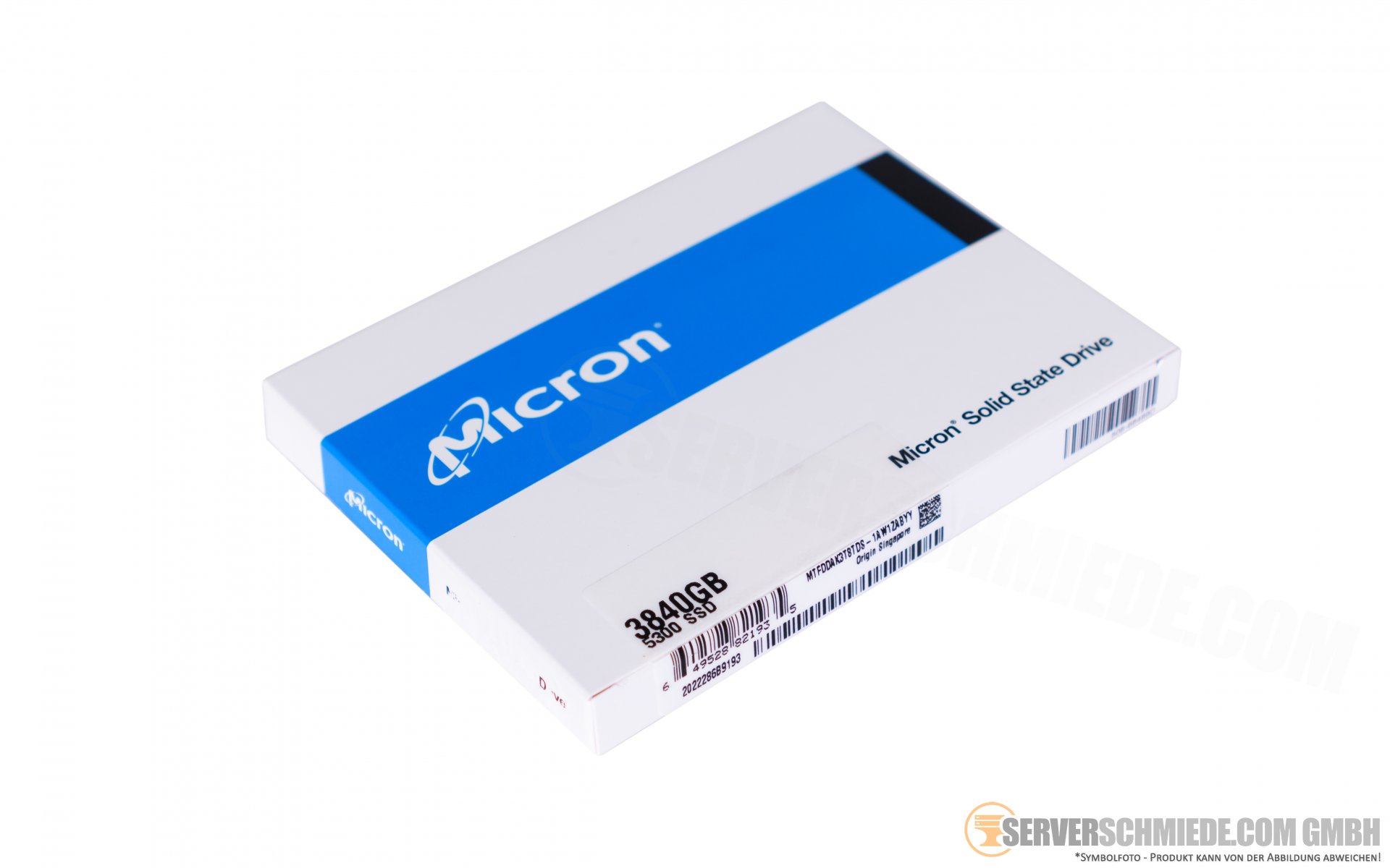 3,84TB 2,5" Micron 5300 PRO Datacenter Enterprise 24/7 Raid SATA SSD 95K IOPS 1,3DWPD +NEW+