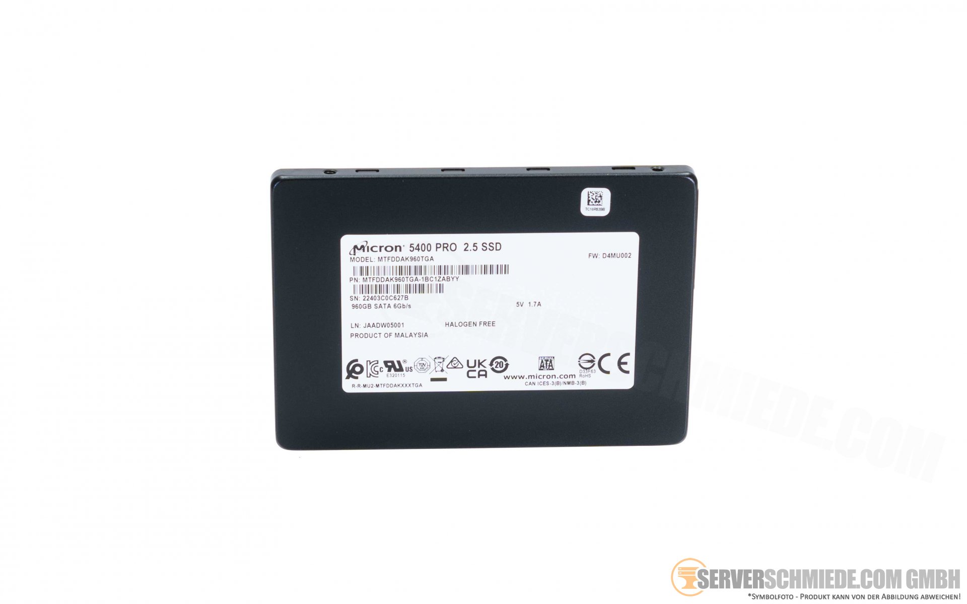 960GB Micron 5400 Pro 2,5