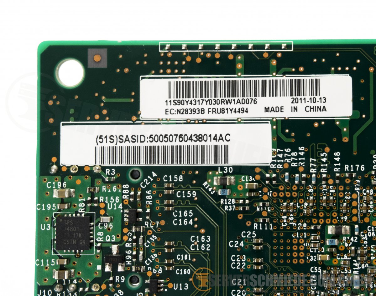 IBM ServeRAID H1110 RAID Controller 6G SAS SATA PCIe x4 81Y4494