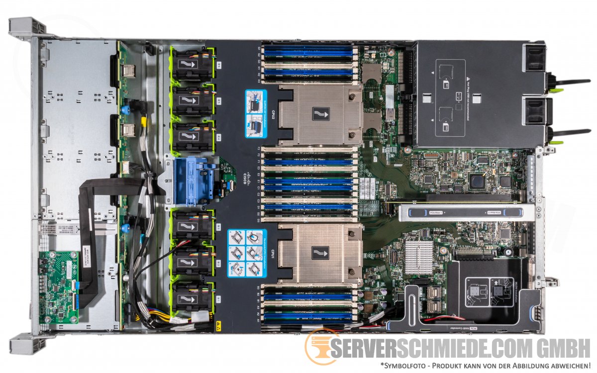 Cisco UCS C220 M4 1U Server 8x 2,5" SFF 2x Intel XEON E52600 v3 v4