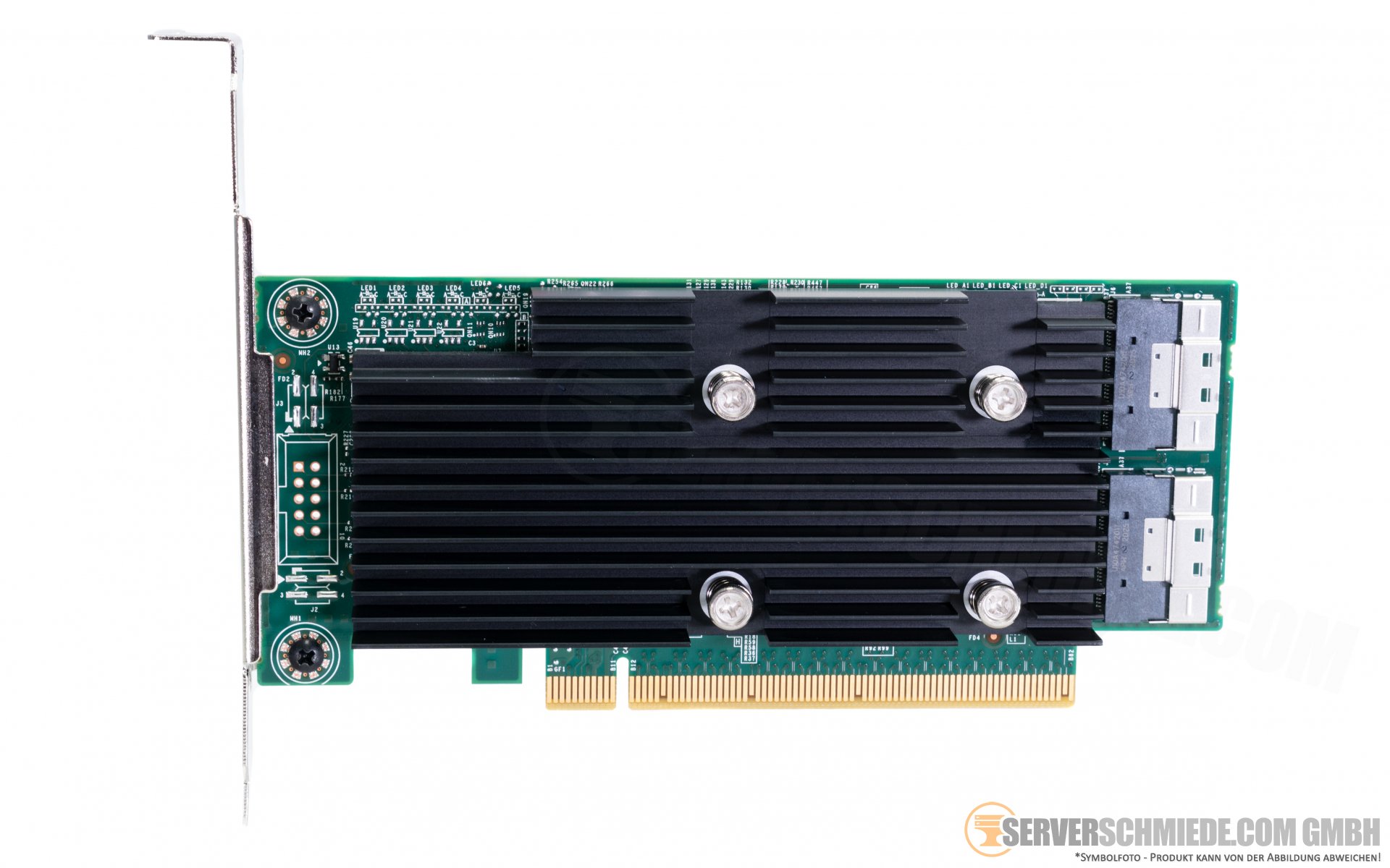 Dell NVMe SSD PCIe x16 Extender Controller 2x NVMe Port R640 R740
