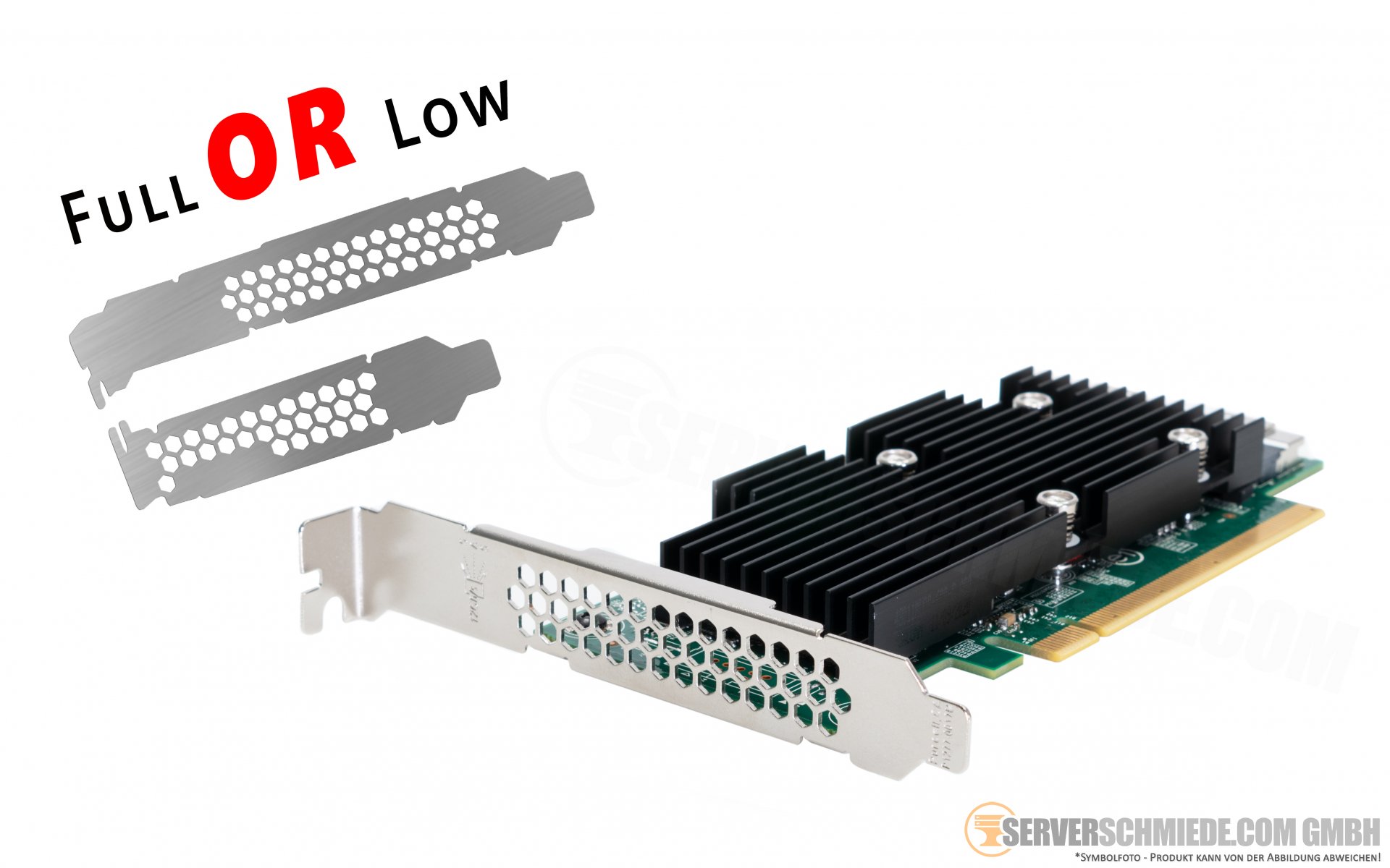 Dell NVMe SSD PCIe x16 Extender Controller 2x NVMe Port R640 R740