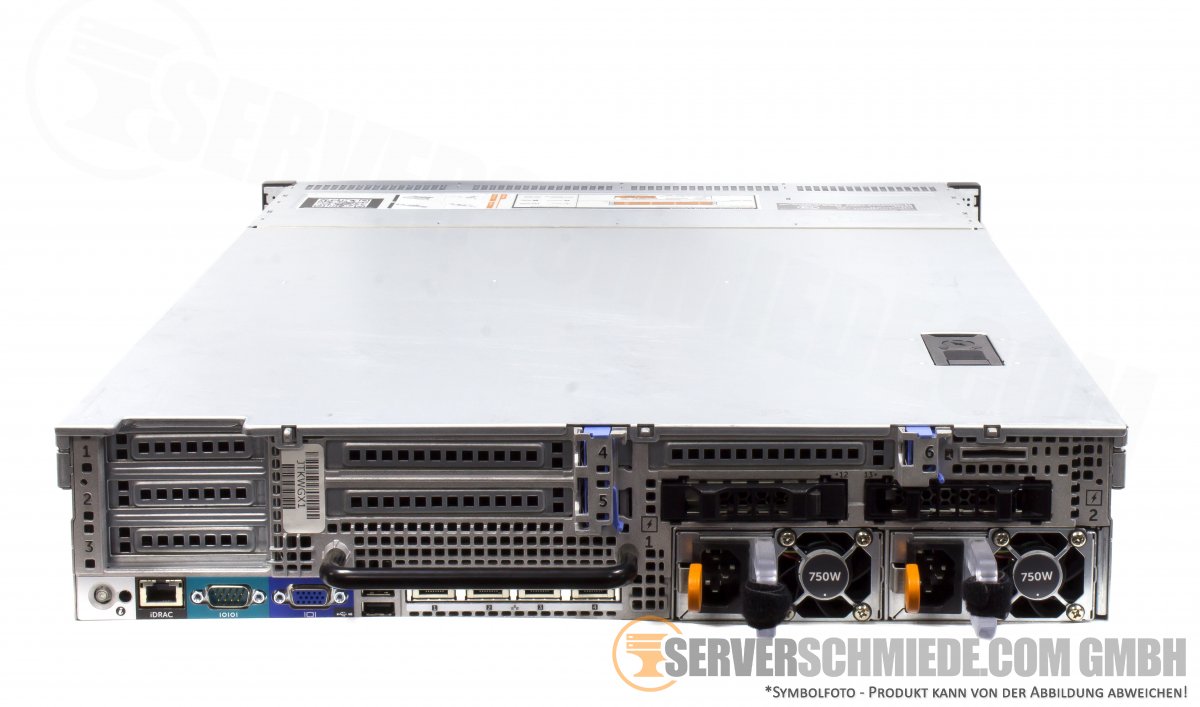 Dell Poweredge R720xd 12x LFF 2x SFF Storage Server 2x Xeon E52650 2GHz 8C 128GB 16x 8GB RAM