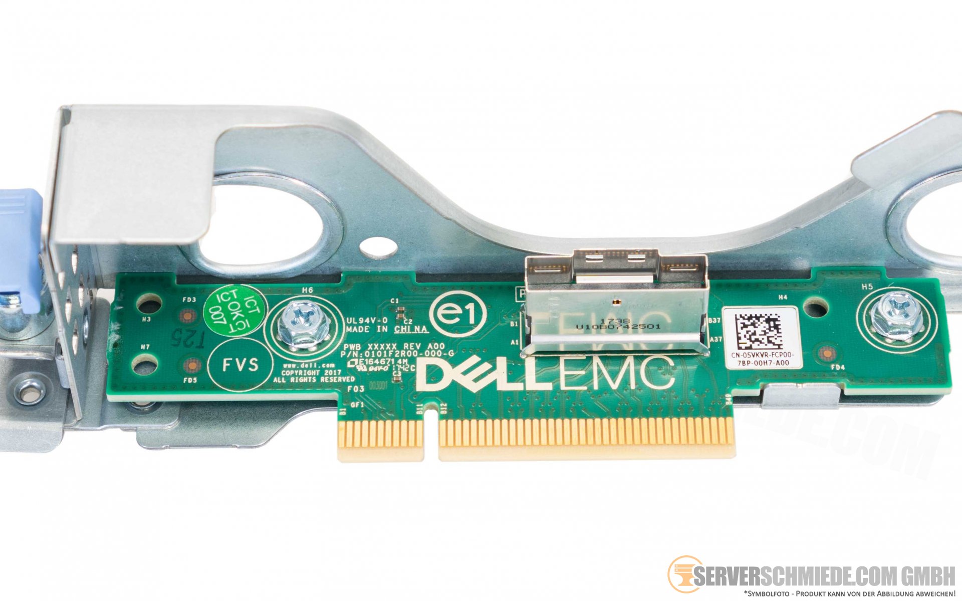 Dell R440 NVMe U.2 PCIe x16 10 Bay NVMe Riser with Cage 0588DM 05VKVR