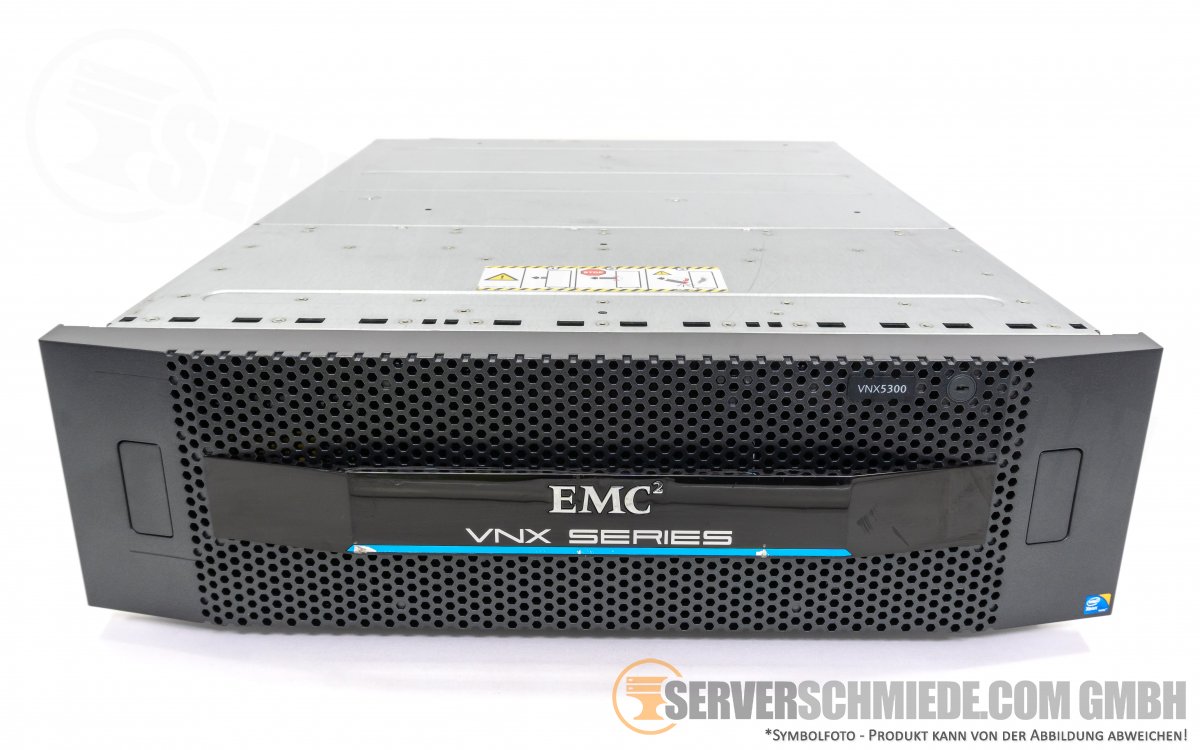 EMC VNX5300 STPE15 15x 3,5" LFF Storage with VAULT drive 5x 600GB 15k 2x Controller with 8Gb FC