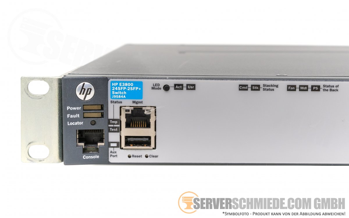 HP E3800 24SFP2SFP+ Switch J9584A RSVLC1003A GmbH