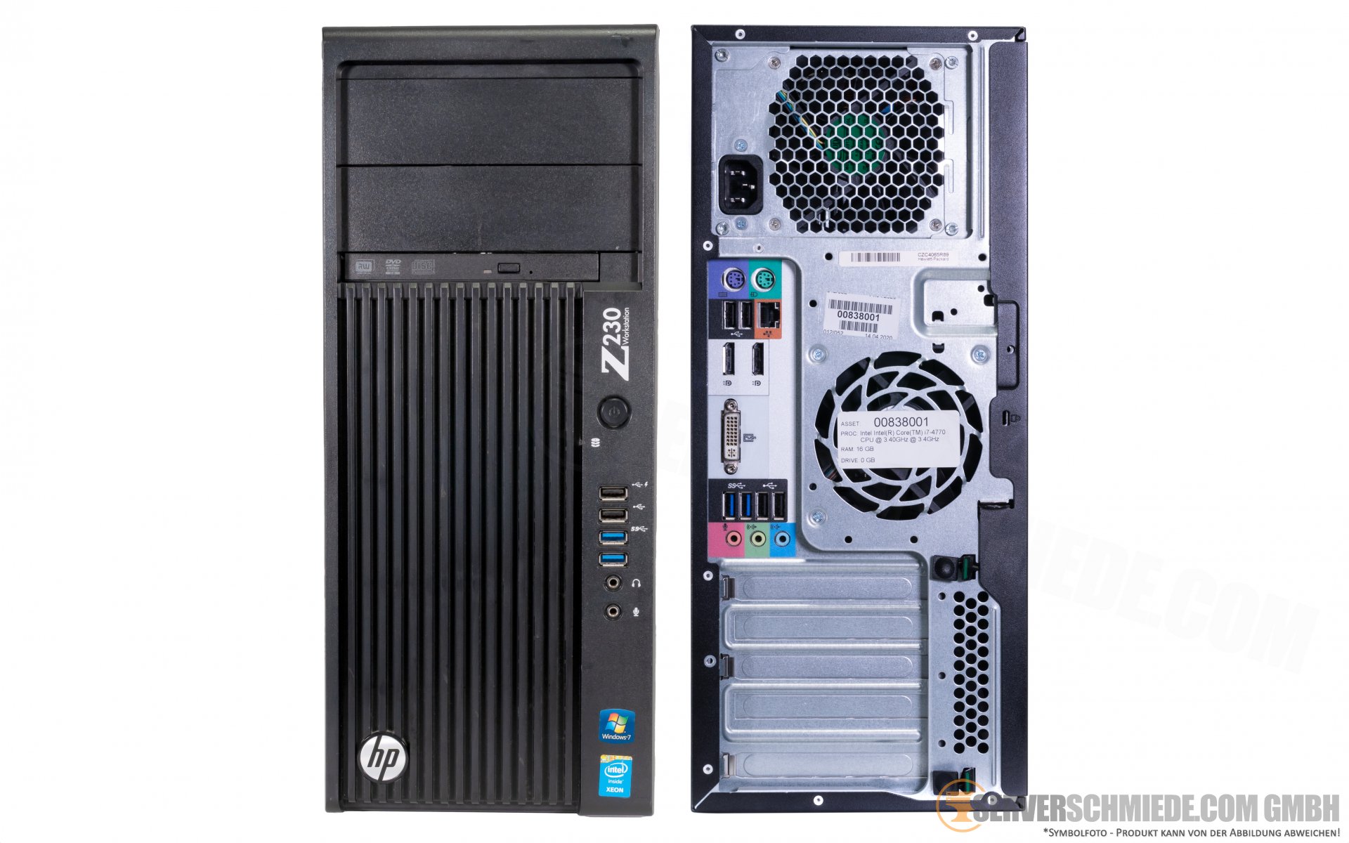 ☆動作確認済【送料込】HP Z230 SFF 新品SSD 16GB