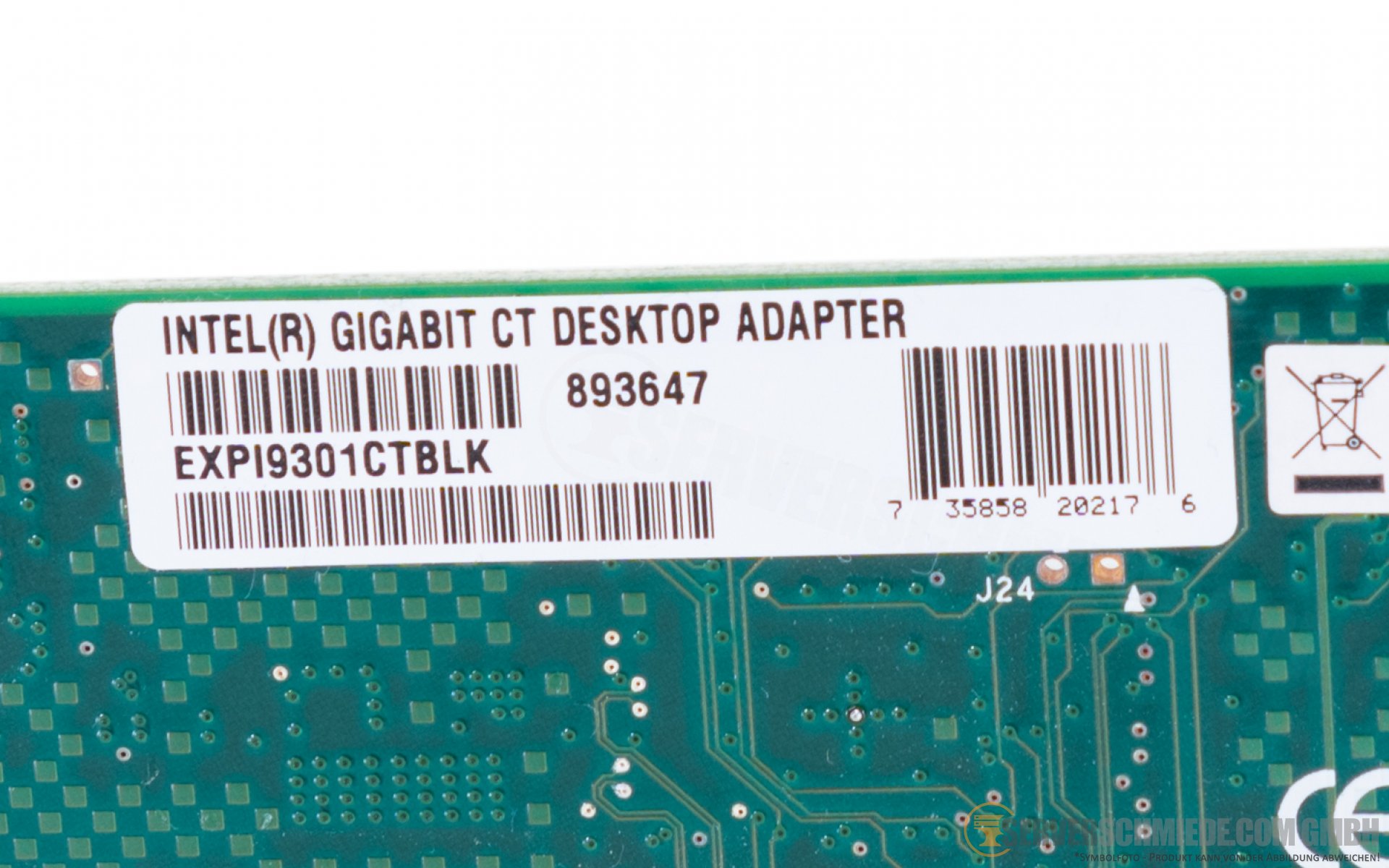 お気にいる】 即決 LP Intel Gigabit CT Desktop Adapter 893646 893647 EXPI9301CT BLK  ロープロファイル