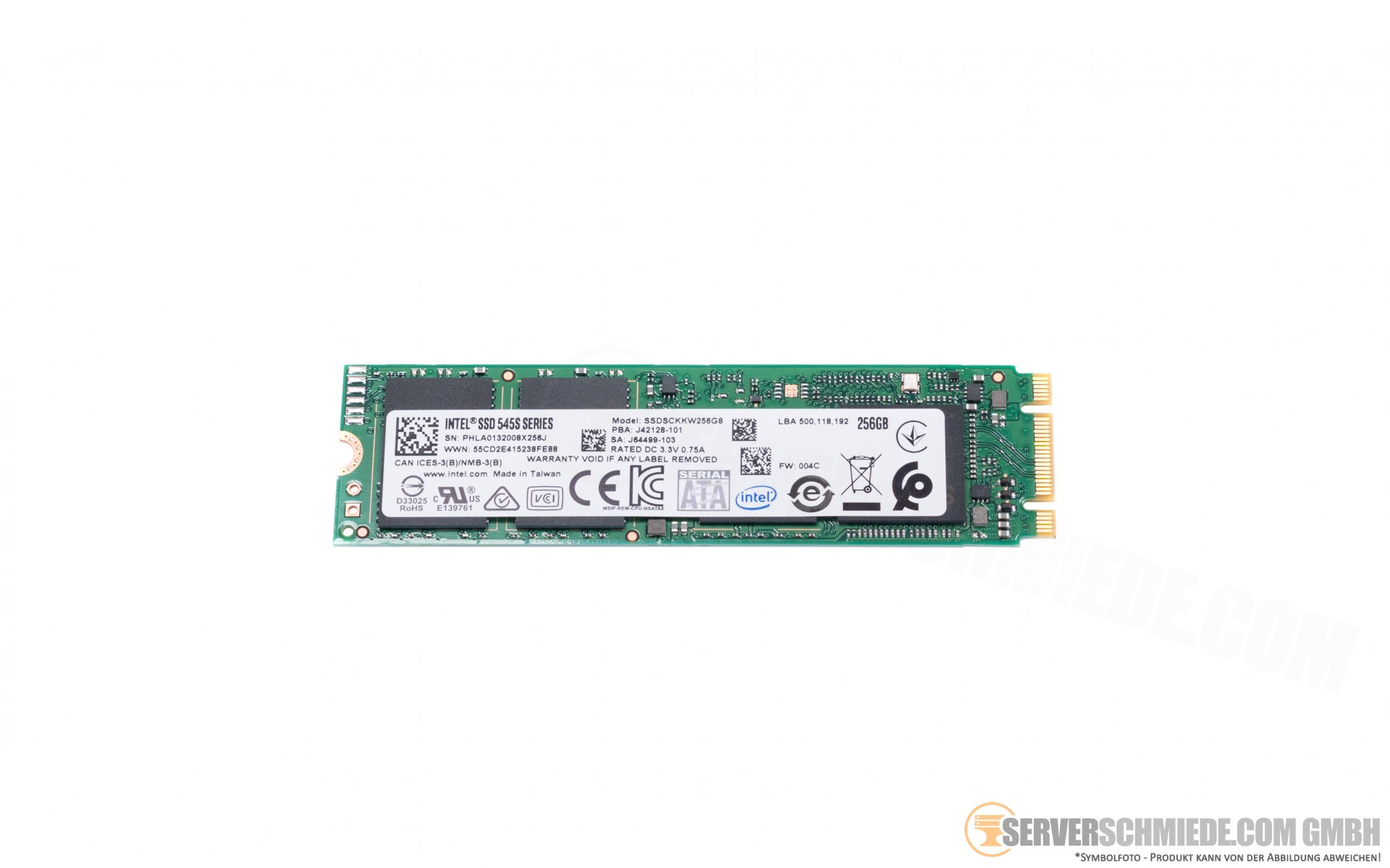 Intel 545s 256GB 2280 SATA3 6Gb SSD +NEW+ - Serverschmiede.com GmbH