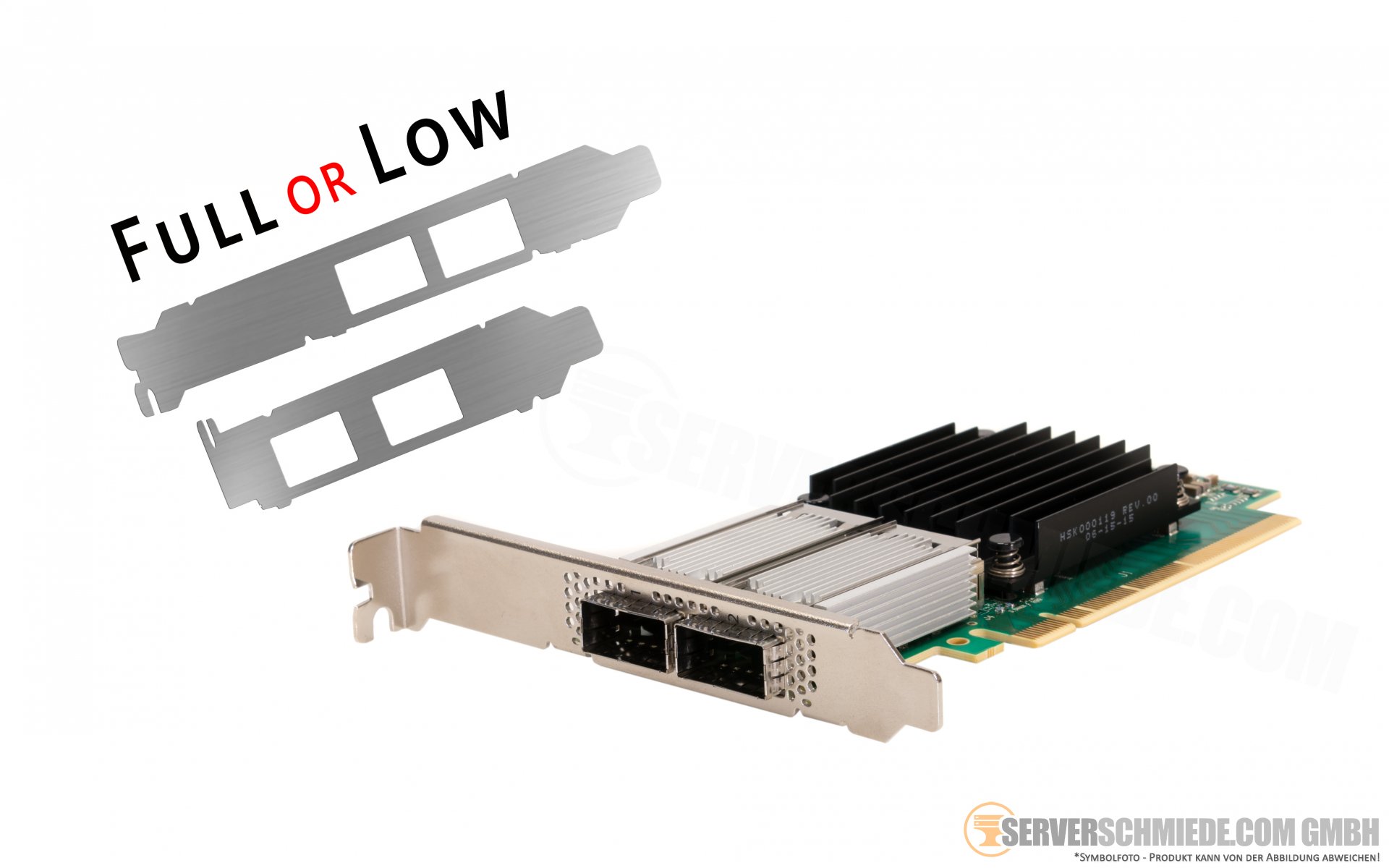 Lenovo Mellanox ConnectX4 MCX456A 2x 100GbE QSFP28 Network IB VPI PCIe