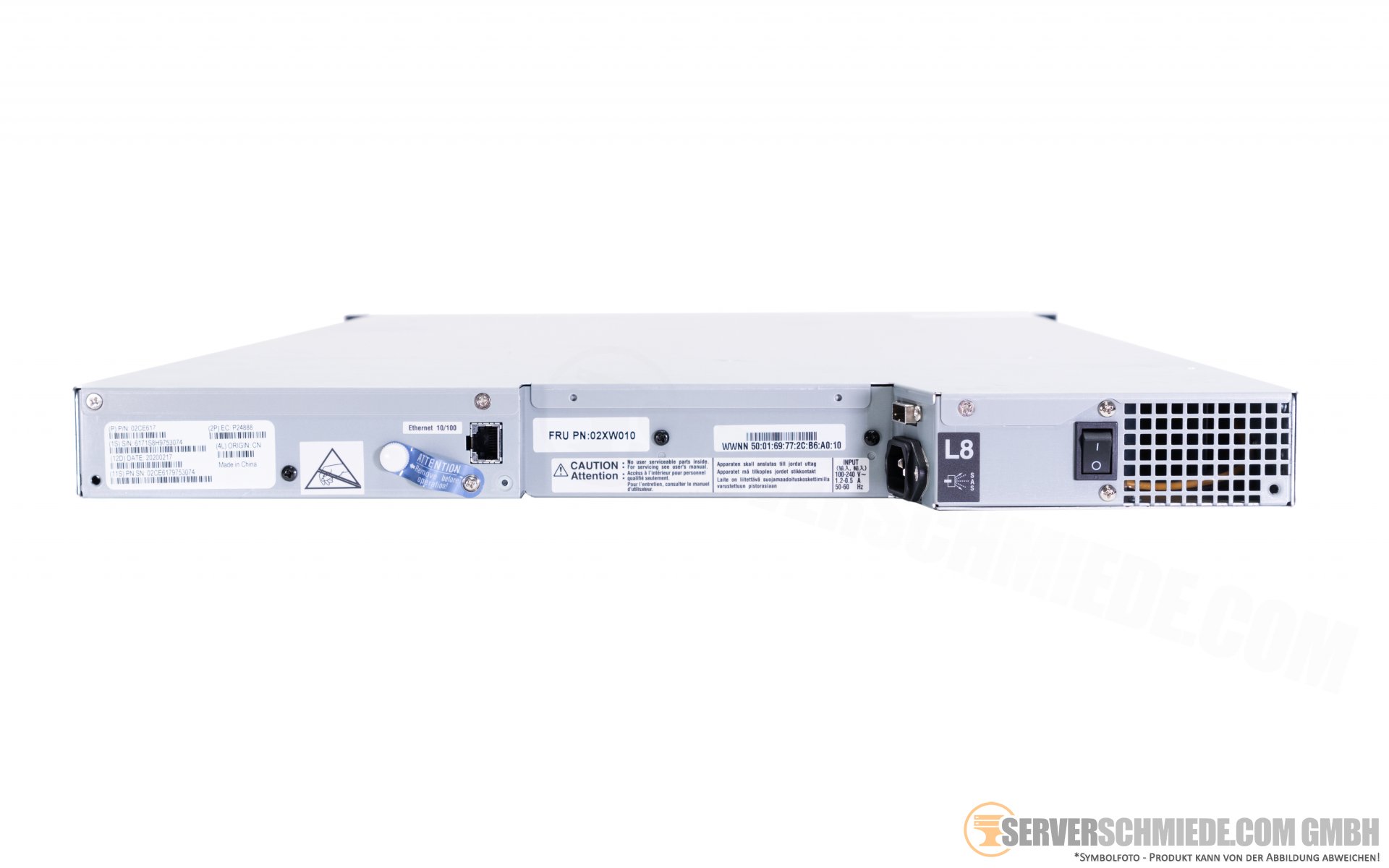 IBM Lenovo TS2900 6171S8H 19" 1U inkl. LTO8 Ultrium SAS HH Tape Library 108 TB / 270TB 12x LTO