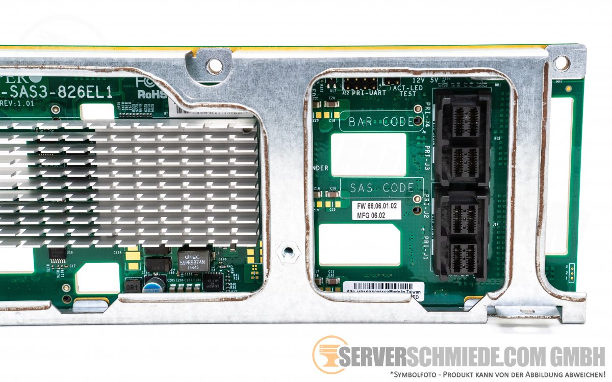 Supermicro 12G SAS SATA HDD SSD Expander Backplane BPNSAS3826EL1 4x