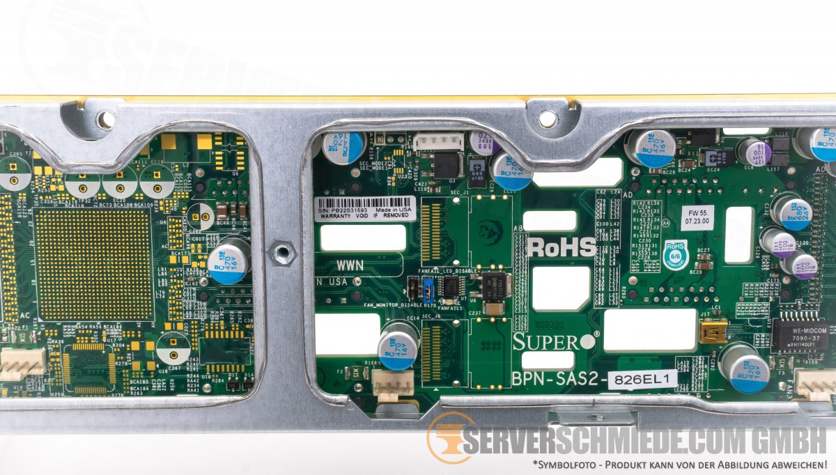 Supermicro 6G SAS SATA Expander Backplane BPNSAS2826EL1 12x 3,5" LFF
