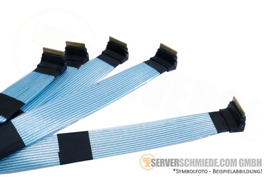 Dell 45cm / 35cm NVMe Kabel Cable 5x SFF-8654 to 5x SFF-8654 R6415 R6515 0F8Y0M