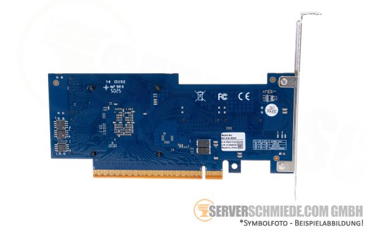 10Gtek 8x NVMe U.2 Extender PCIe 4.0 x16 4x 8654 8i Bifurcation PCIe Switch Broadcom PEX88048 S55S416-P4 +NEW+