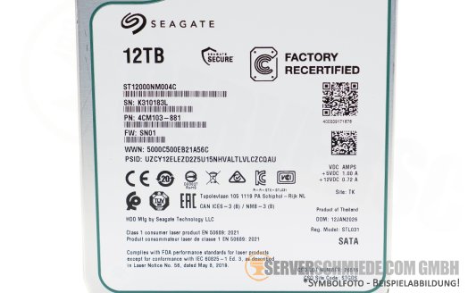 12TB 7,2k 3,5