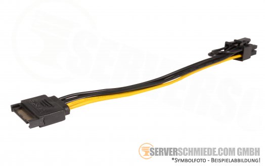 15pin SATA Cable Male to GPU Power 8-pin (6+2) Netzteil Adapter Kabel 20cm