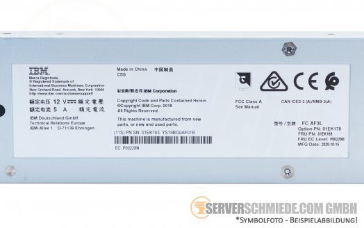 18TB IBM 9843-AF3L/AF3M Flashsystem 900 SAN 9843-AE3 MLC Flash Module