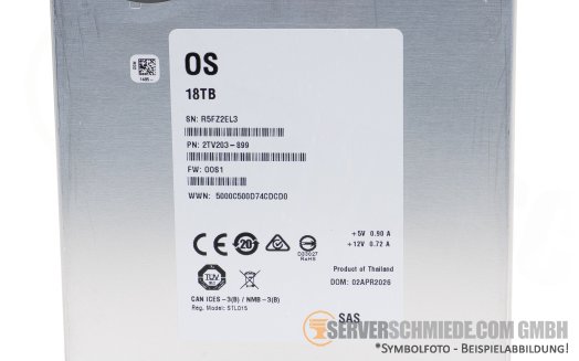 18TB Seagate EXOS X18 3,5
