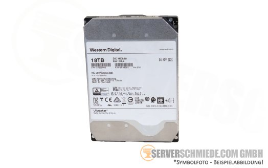 18TB Western Digital Ultrastar DC HC550 3,5