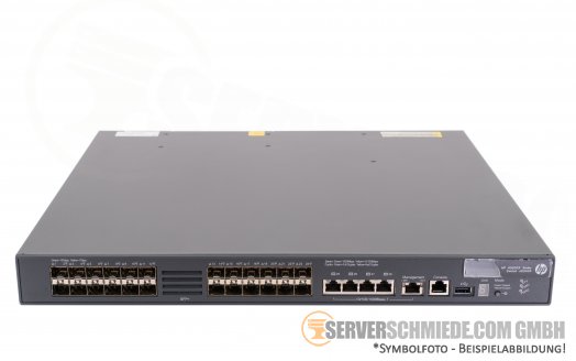 19" HP H3C Aruba 5820-24XG-SFP+ 24x 10GbE SFP+ 4x 1GbE  RJ-45 copper JG243A JC102A - 10 Gigabit Network Ethernet L3 managed Switch