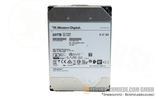 20TB WD HGST Ultrastar DC HC555 3,5