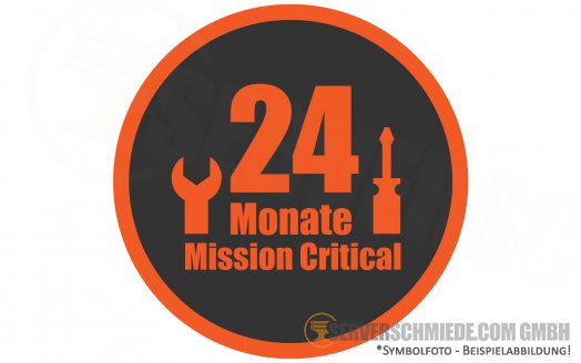 24 Monate Vor-Ort Service 24/7 Mission Critical 4h Reaktionszeit - Mo-So 24h täglich, Techniker innerhalb 4h Vor Ort