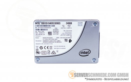 Intel 240GB 2,5 SFF SATA 6G SSD  D3-S4610 SSDSC2KG240GB