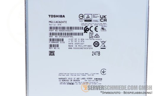 24TB Toshiba 3,5