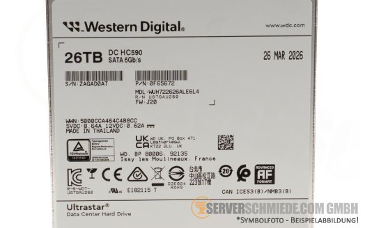 26TB 7,2k 3,5