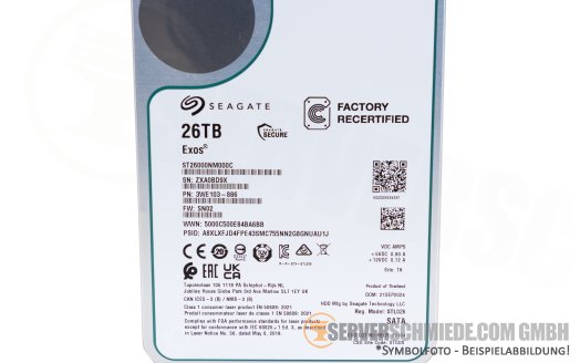 26TB Seagate EXOS 3,5