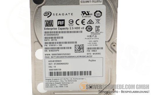 2TB 7,2k 2,5