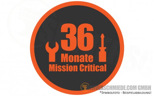 36 Monate Vor-Ort Service 24/7 Mission Critical 4h Reaktionszeit - Mo-So 24h täglich, Techniker innerhalb 4h Vor Ort