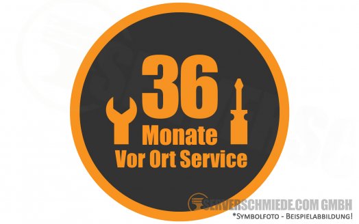 36 Monate Vor Ort Service 5x9 NBD - Mo - Fr 9 Stunden täglich, Techniker am nächsten Werktag / 36 month onsite support 5x9 NBD
