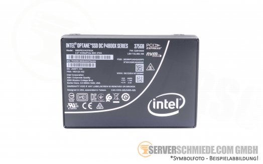 375GB Intel Optane P4800X Datacenter Enterprise 24/7 SFF 2,5