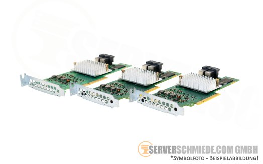 3x Fujitsu PSAS CP400i 8-port 12G SAS PCIe x8 Storage Controller 2x SFF-8643 RAID 0, 1, IT-Mode HBA