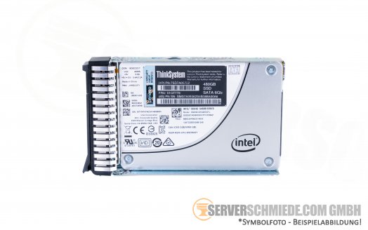 480GB 2,5 SFF SSD Intel SSD DC S4600 Series SATA with Tray IBM 01GT778