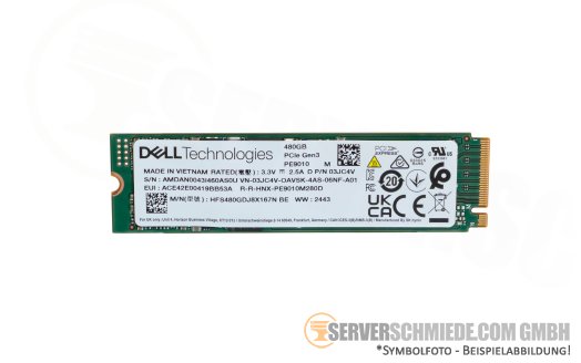 480GB M.2 2280 Dell SK Hynix NVMe PCIe 3.0 BOSS N1 HFS480GDJ8X167N 03JC4V