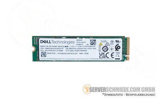 480GB M.2 2280 Dell SK Hynix NVMe PCIe 4.0 BOSS N1 HFS480GEJ8X167N 0XKRT9