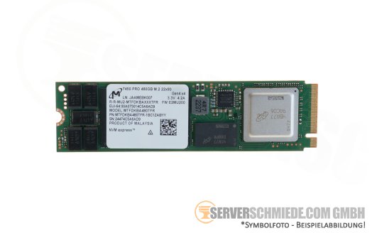 480GB Micron 7450 Pro M.2 2280 PCIe 4.0 Datacenter Enterprise +NEW+