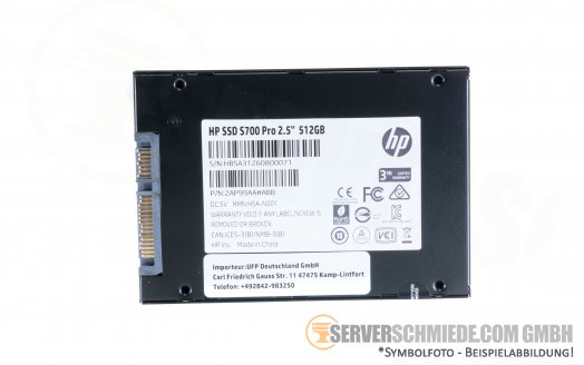 512GB HP S700 Pro SATA SSD 2,5