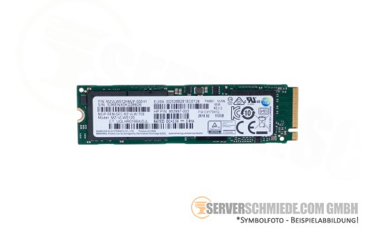 512GB M.2 2280 HP Samsung PM961 NVMe PCIe 3.0 x4 2280 SSD Datacenter 24/7 862997-003