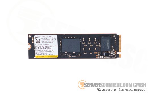512GB M.2 2280 HPE P05899-001 Micron 2500 NVMe PCIe 4.0 x4 2280 SSD Datacenter 24/7 6500MB/s +NEW+