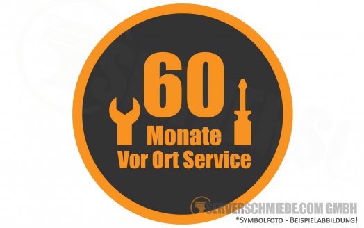60 Monate Vor Ort Service 5x9 NBD - Mo - Fr 9 Stunden täglich, Techniker am nächsten Werktag / 60 month onsite support 5x9 NBD
